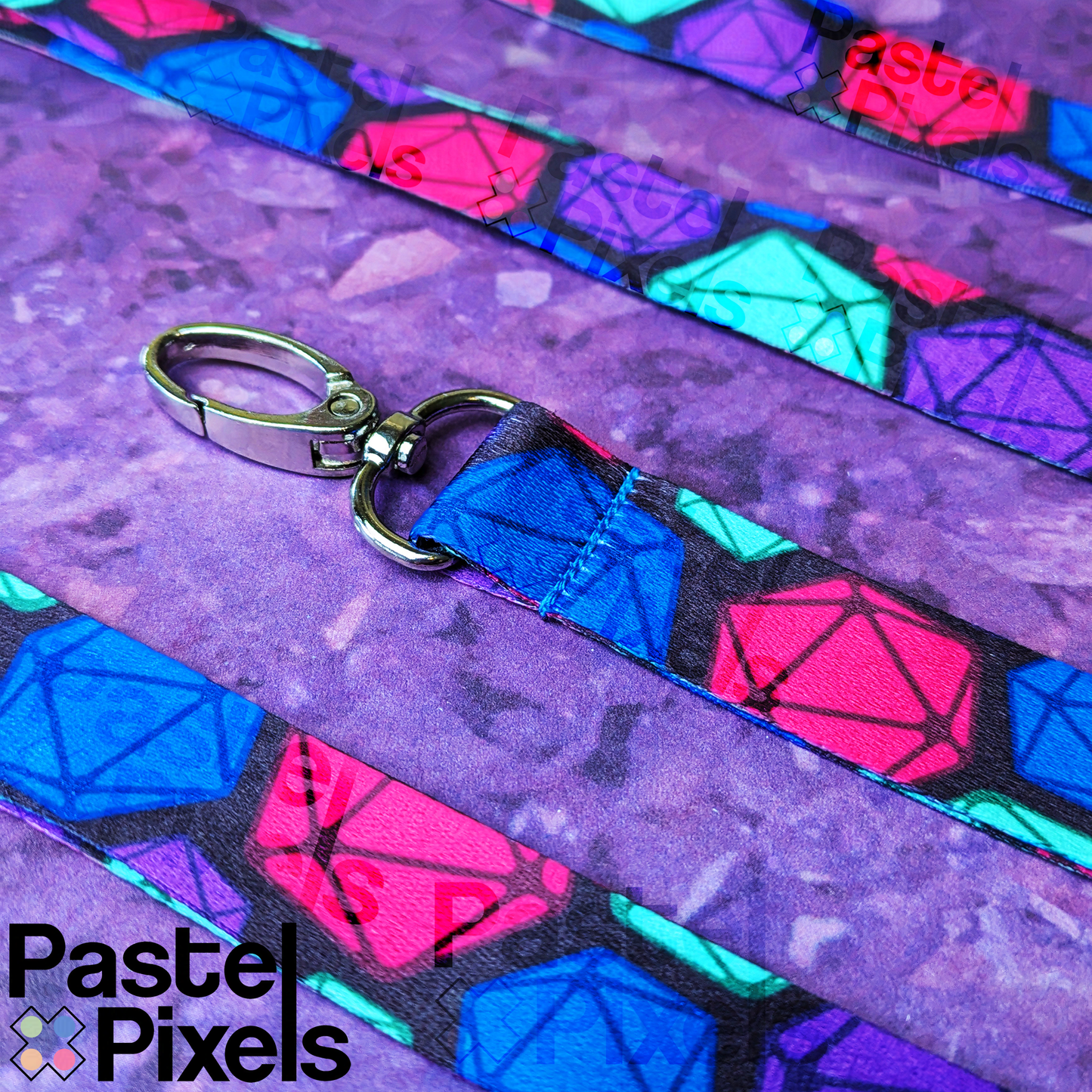 Lots of D20's - Lanyard