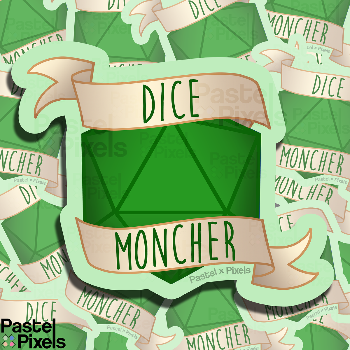 Dice Moncher - Sticker