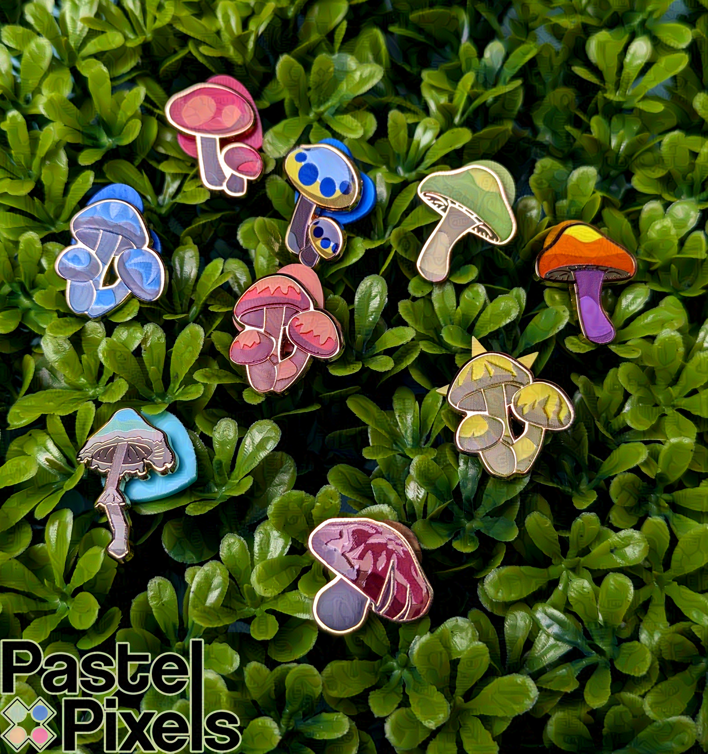 LoZ Mushrooms - Mini Pin(s)