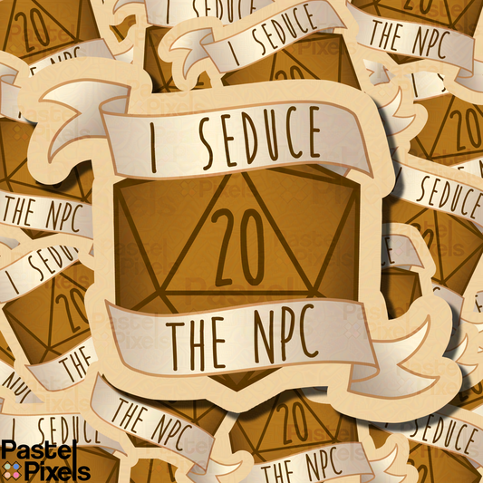 Seduce the NPC - Sticker