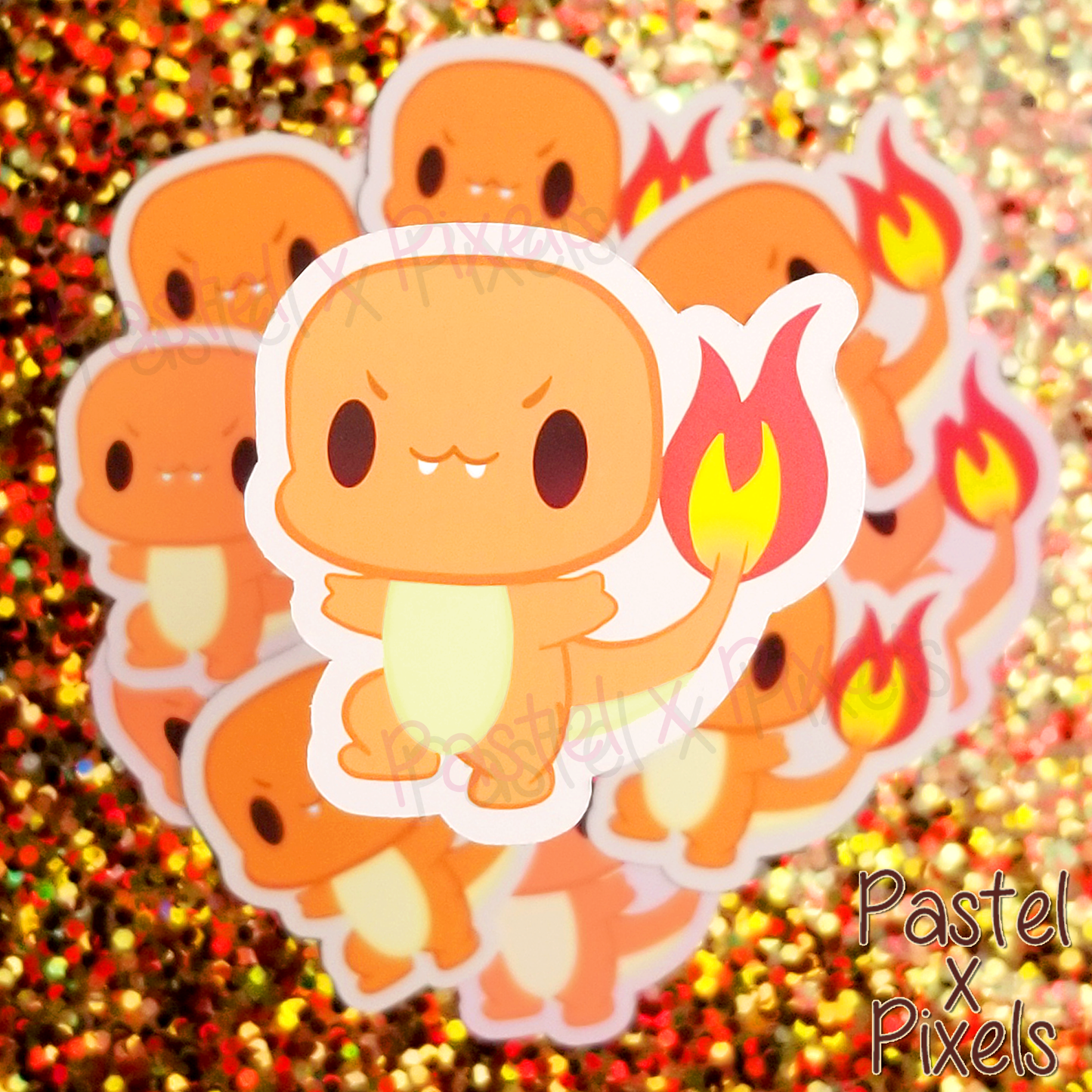 Fire Lizard - Sticker