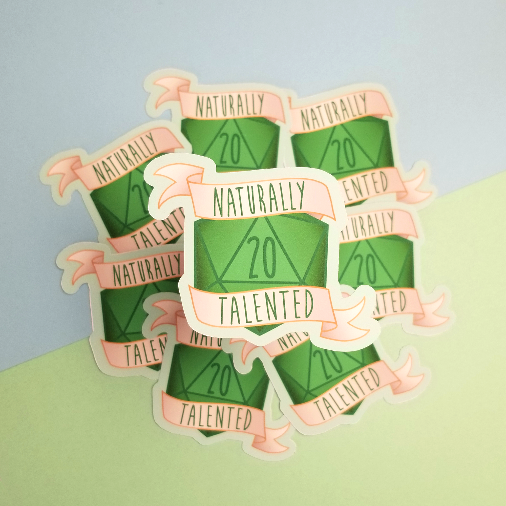 Naturally Talented - Sticker – Pastel Pixels