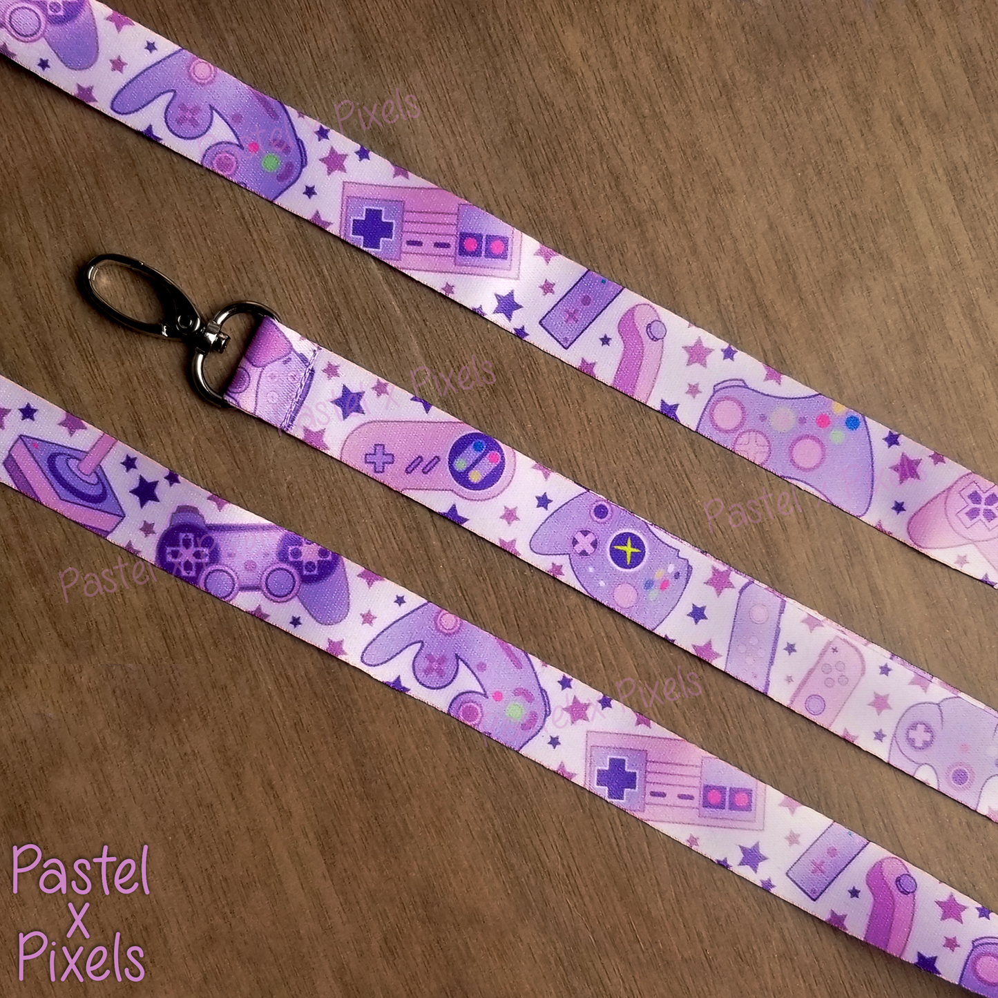 Game Consoles (Pink) - Lanyard