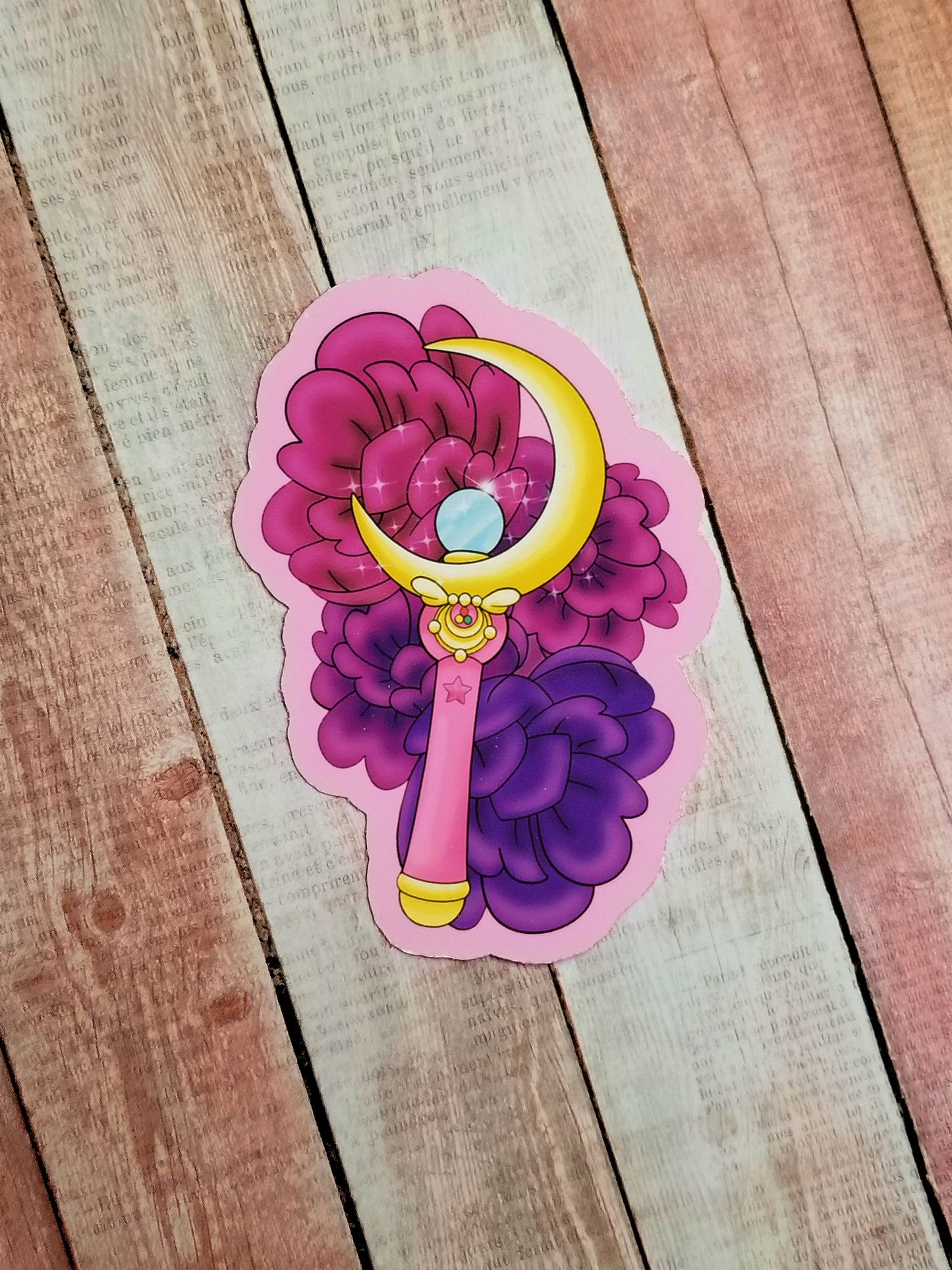 Magic Moon Wand - Sticker