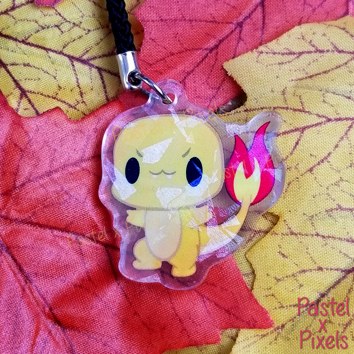 Fire Lizard - Holographic Charm